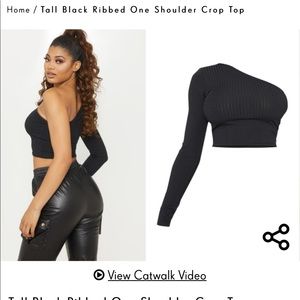 Brand new never worn! Pretty little thing crop top